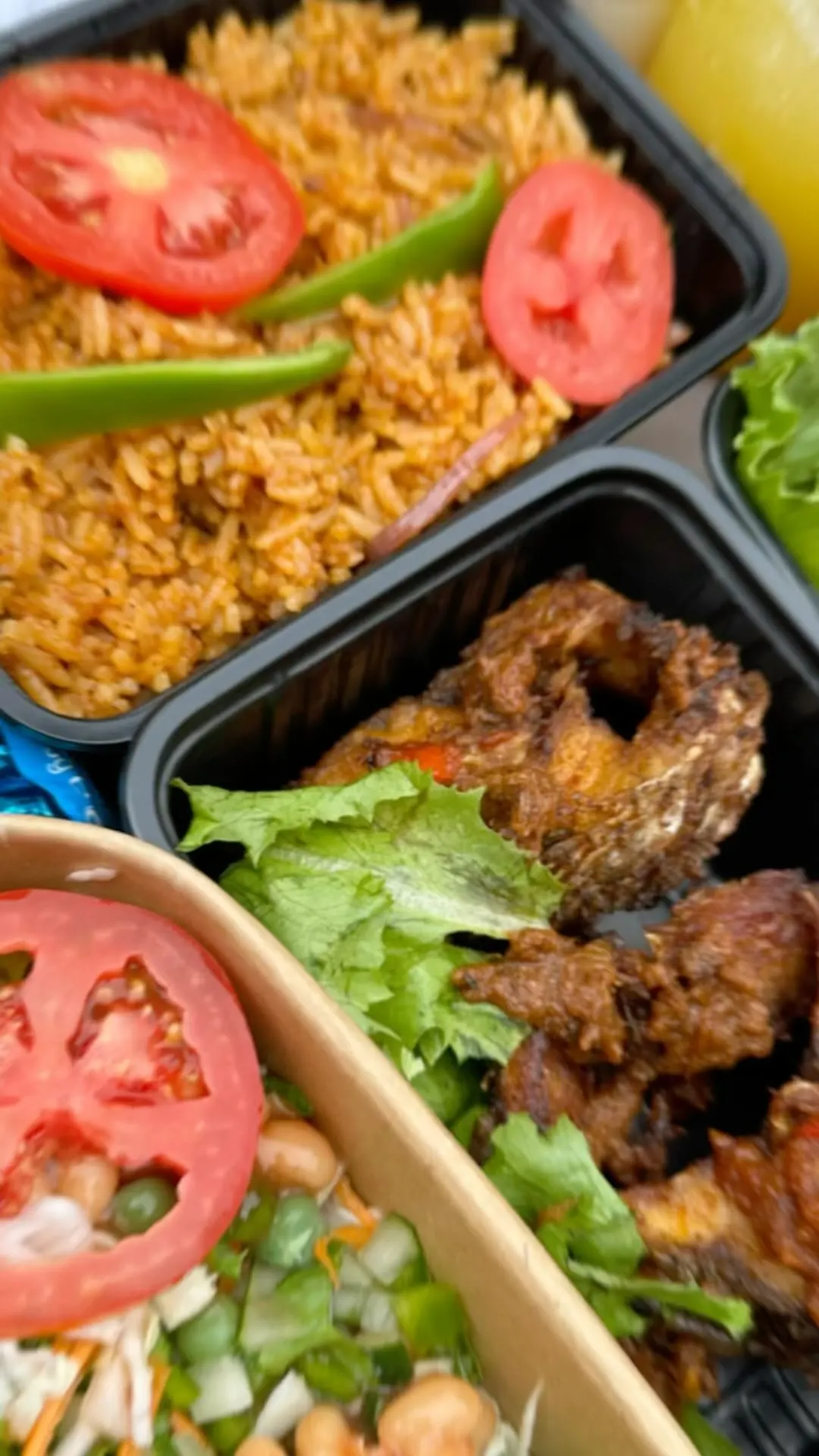 Catered meal service for an event